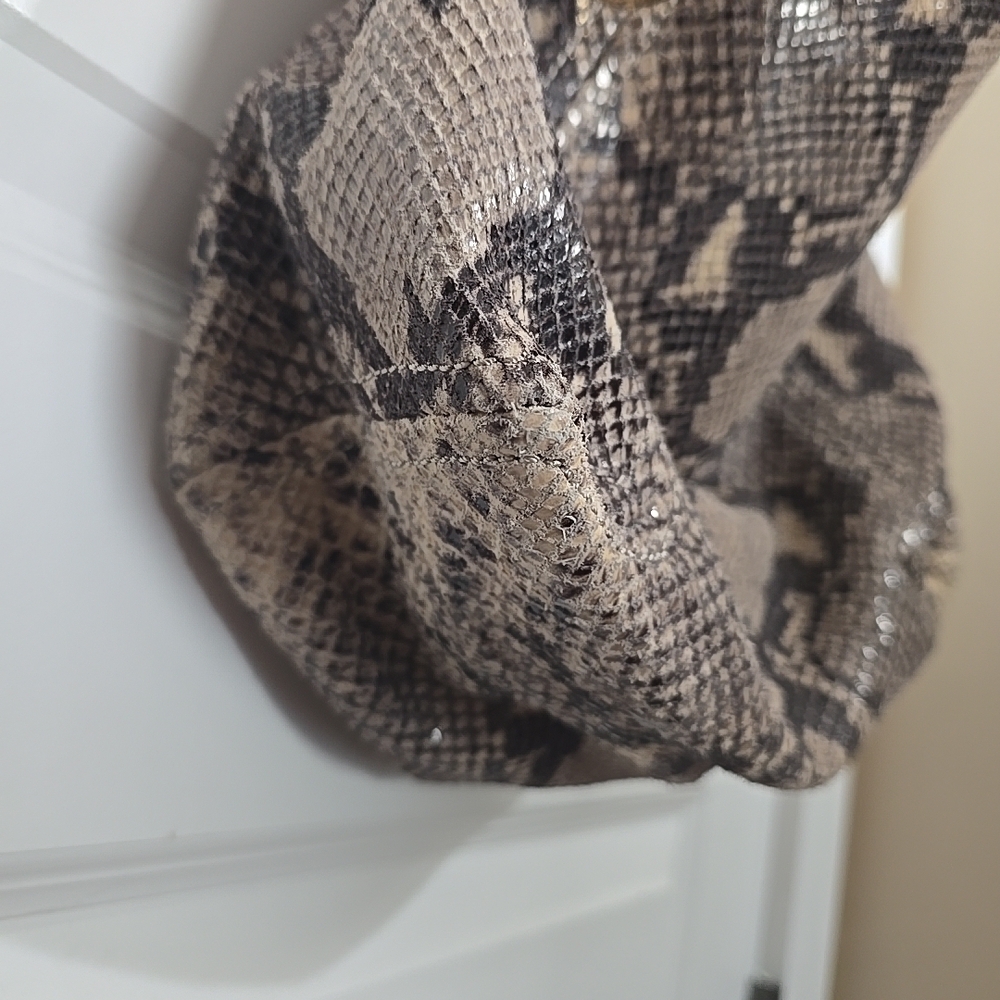 Michael Kors python print hobo bag, featuring gol… - image 8